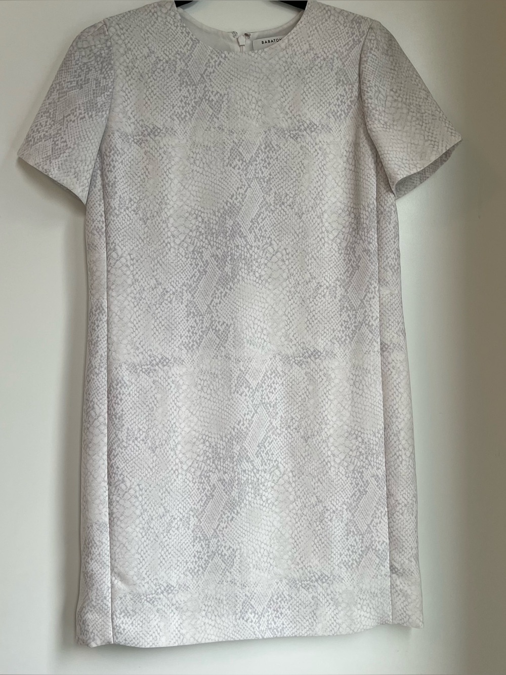 Aritzia Babaton snake print shift dress